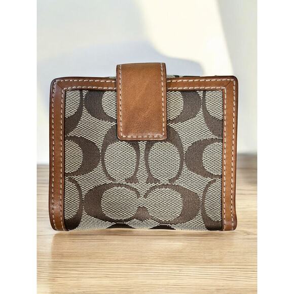 Y2K Coach 11576 Hamptons Large Signature Hobo & 40275 Bi-Fold Wallet - Picture 8 of 14